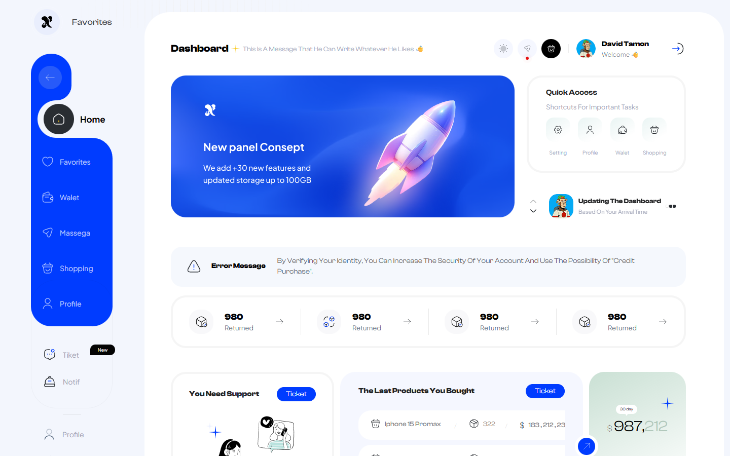 Modern Compact Layout