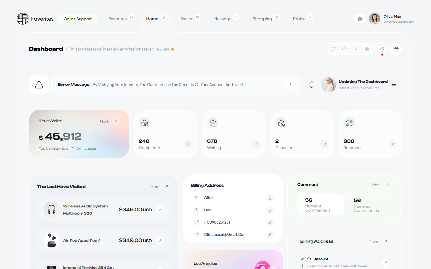 Top Navigation Layout